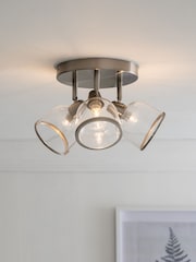 Brushed Chrome Gloucester Spot 3 Light Ceiling - Image 1 of 6