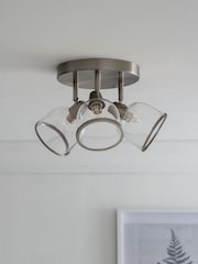 Brushed Chrome Gloucester Spot 3 Light Ceiling - Image 2 of 6