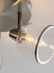 Brushed Chrome Gloucester Spot 3 Light Ceiling - Image 3 of 6