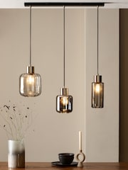 Grey Jensen 3 Light Pendant Ceiling Light - Image 1 of 5