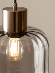 Grey Jensen 3 Light Pendant Ceiling Light - Image 2 of 5