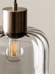 Grey Jensen 3 Light Pendant Ceiling Light - Image 3 of 5