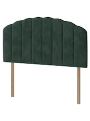 Silentnight Rainforest Green Merlin Luxury Velvet Headboard - Image 2 of 3