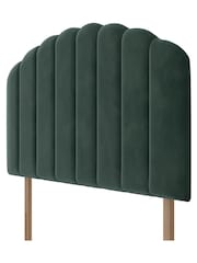 Silentnight Rainforest Green Merlin Luxury Velvet Headboard - Image 3 of 3