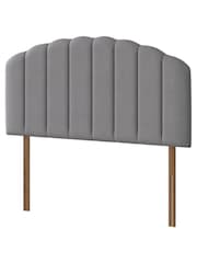 Silentnight Silver Merlin Luxury Velvet Headboard - Image 2 of 3