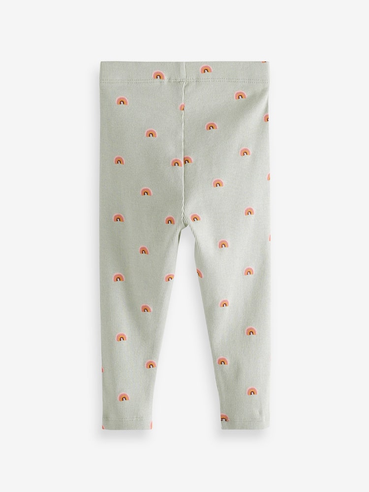 Rosa Blümchen - Leggings aus geripptem Jersey im 5er Pack (3Monate–7Jahre) - Bild 2 von 3 Rosa Blümchen - Leggings aus geripptem Jersey im 5er Pack (3Monate–7Jahre) - Bild 2 von 3