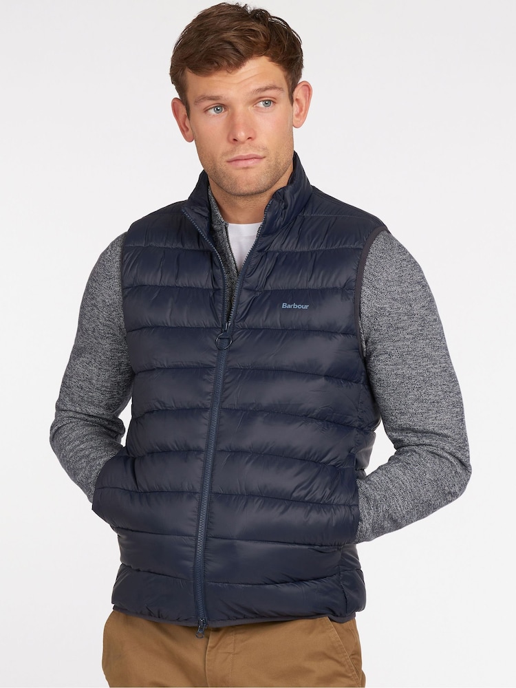 Barbour® Navy Bretby Padded Gilet - Image 1 of 8