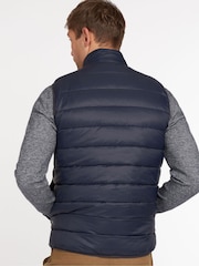 Barbour® Navy Bretby Padded Gilet - Image 3 of 8