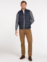 Barbour® Navy Bretby Padded Gilet - Image 4 of 8