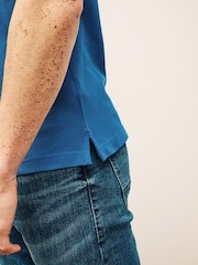 أزرق Lyons - قميص بولو بتصميم كلاسيكي من القطن 100% من ‪Barbour®‬ - صورة 5 من 7