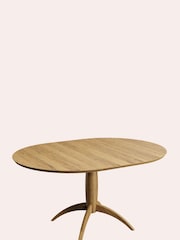 Laura Ashley Oak Brecon 4 Seater Extending Round Dining Table - Image 4 of 4