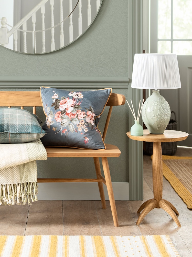 Laura Ashley Natural Oak Brecon Side Table - Image 1 of 3