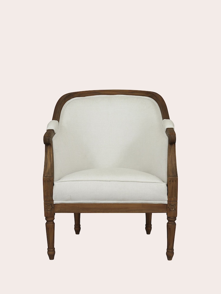 Laura Ashley Walnut Montpellier Occasional Chair - Image 2 of 5