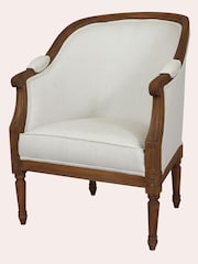 Laura Ashley Walnut Montpellier Occasional Chair - Image 3 of 5