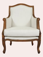 Laura Ashley Walnut Montpellier Lounge Chair - Image 2 of 3