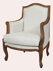 Laura Ashley Walnut Montpellier Lounge Chair - Image 3 of 3