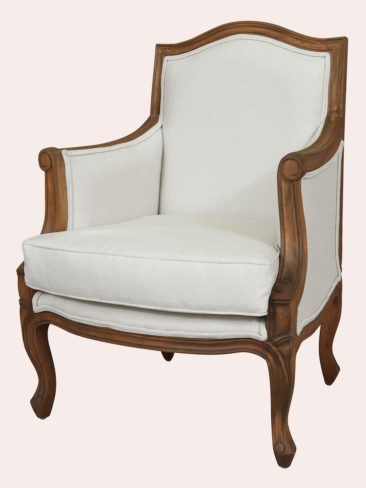 Laura Ashley Walnut Montpellier Lounge Chair - Image 3 of 3