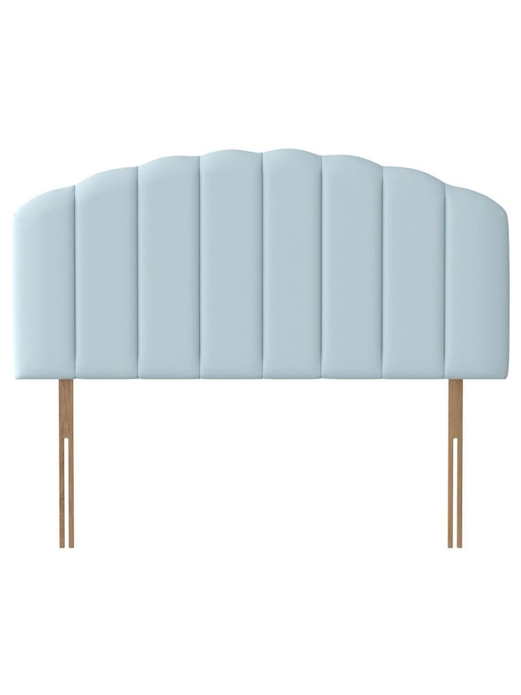 Silentnight Whisper Blue Merlin Woven Headboard - Image 1 of 3