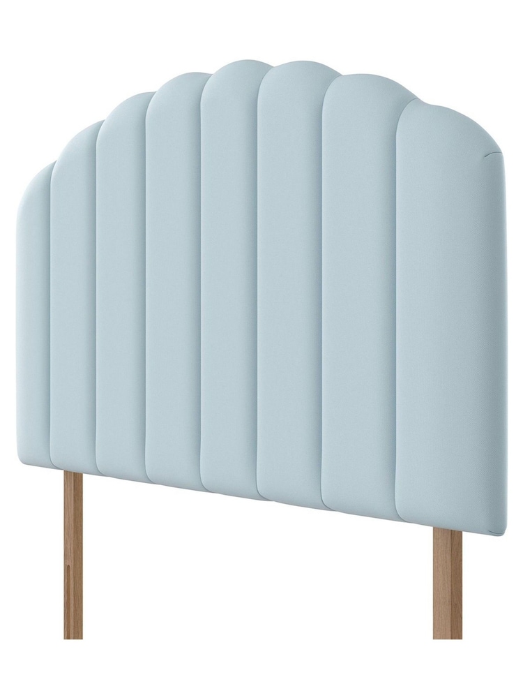 Silentnight Whisper Blue Merlin Woven Headboard - Image 3 of 3