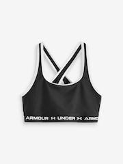 Under Armour Black Crossback Mid Support Bra - Image 1 of 3