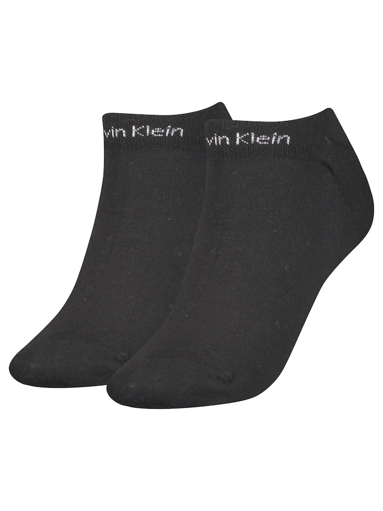 Calvin Klein Black Grip Socks 2 Pack - Image 2 of 3