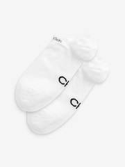 Calvin Klein White Grip Socks 2 Pack - Image 2 of 3