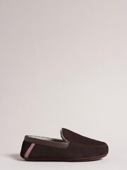 Ted Baker Vallant Brown Moccasin Slippers - Image 1 of 4