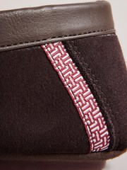 Ted Baker Vallant Brown Moccasin Slippers - Image 4 of 4