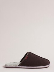 Ted Baker Petterr Brown Suede Mule Slippers - Image 1 of 4