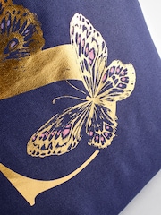Navy Blue Reusable 100% Cotton Bag - Image 7 of 7