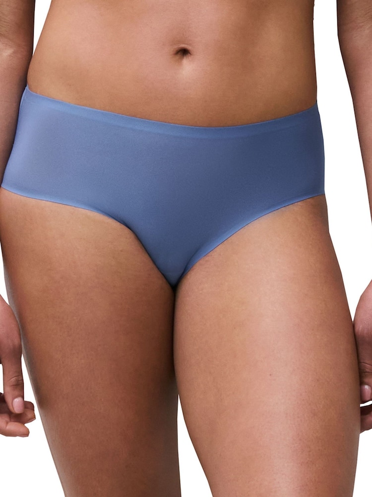 Chantelle Blue Hipster One Size Soft Stretch Briefs - Image 1 of 3