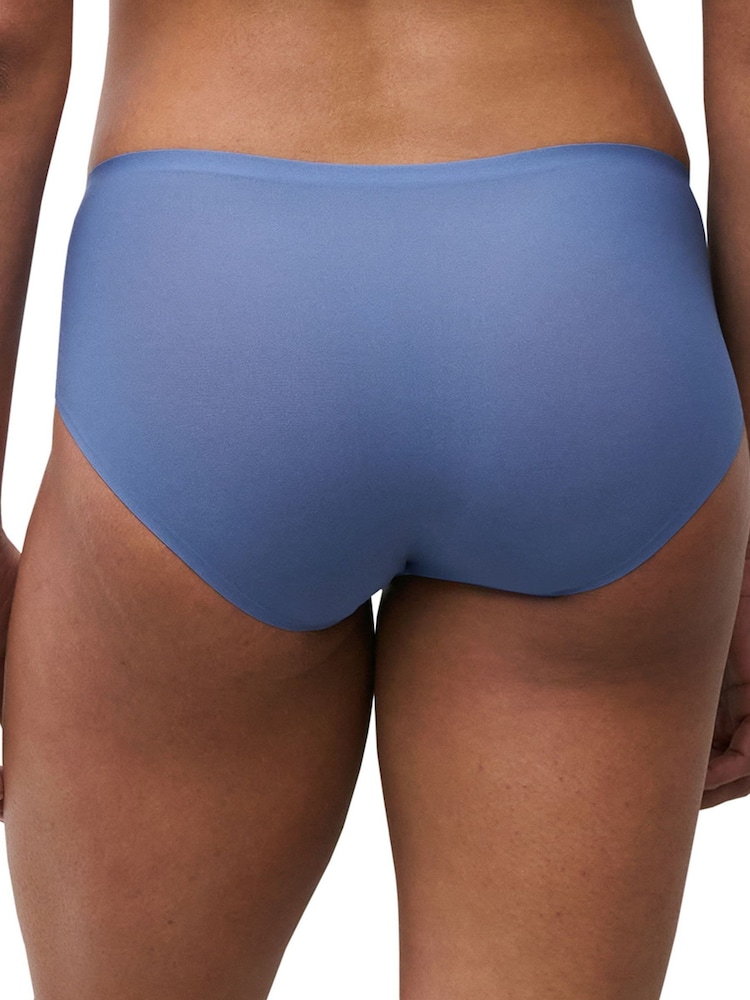 Chantelle Blue Hipster One Size Soft Stretch Briefs - Image 2 of 3