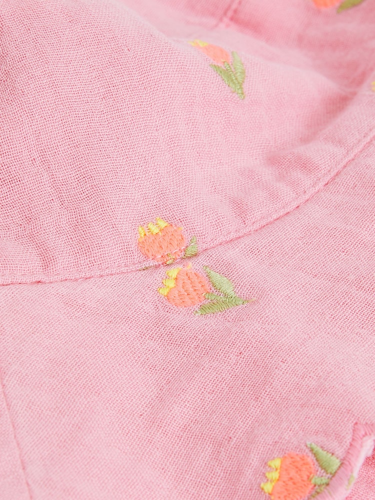 Pink Bucket Hat (3mths-10yrs) - Image 6 of 6