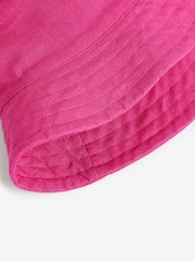 Bright Pink Linen Rich Bucket Hat (3mths-16yrs) - Image 2 of 2