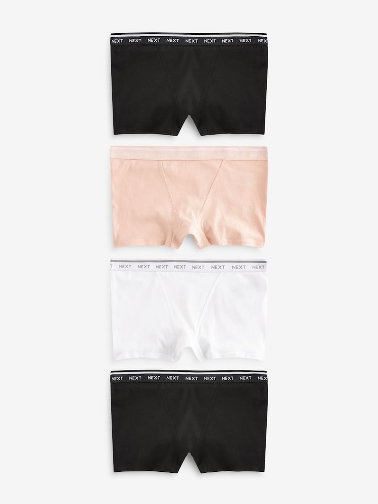 Noir/Blanc/Nu - Lot de culottes à logo 4 - Image 1 of 6