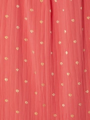 Never Fully Dressed Pink Plisse Tilly Dress - Image 7 of 7