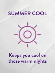 Slumberdown Cool Summer Nights 7.5 Tog Duvet - Image 3 of 4