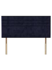 Silentnight Maritime Blue Roma Luxury Velvet Headboard - Image 1 of 2