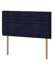 Silentnight Maritime Blue Roma Luxury Velvet Headboard - Image 2 of 2