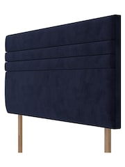 Silentnight Maritime Blue Roma Luxury Velvet Headboard - Image 3 of 3
