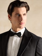 Joules Black Slim Fit Tuxedo Suit Jacket - Image 5 of 12