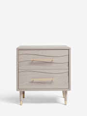 Grey Adelaide Oak Effect Bedside Table - Image 9 of 11