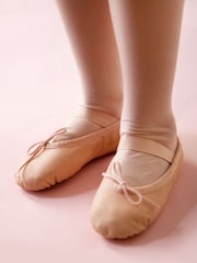 Trotters London Pink Bloch Ballet Shoes - Image 1 of 2