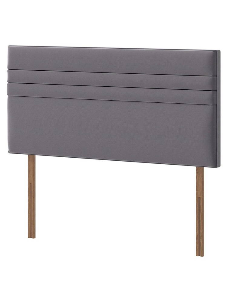 Silentnight Grey Roma Woven Headboard - Image 2 of 2