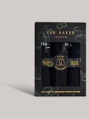 Черный - Ted Baker Хлопковые боксеры-брифы 3 набор - Изображение 4 из 4