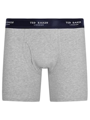 Ted Baker Light blue Cotton Boxer Briefs 3 Pack - Image 2 of 6
