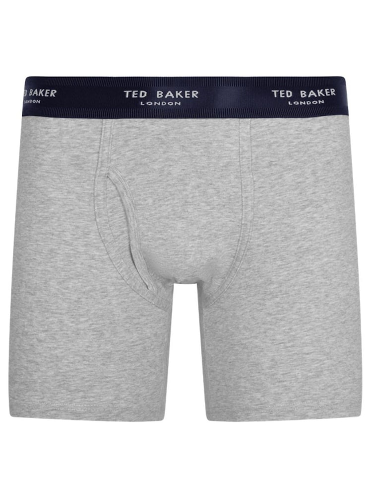 Ted Baker Light blue Cotton Boxer Briefs 3 Pack - Image 2 of 6