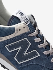 მუქი ლურჯი - New Balance-ის მამაკაცის 574 სპორტული ფეხსაცმელი - სურათი 14 15-დან