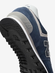 მუქი ლურჯი - New Balance-ის მამაკაცის 574 სპორტული ფეხსაცმელი - სურათი 15 15-დან