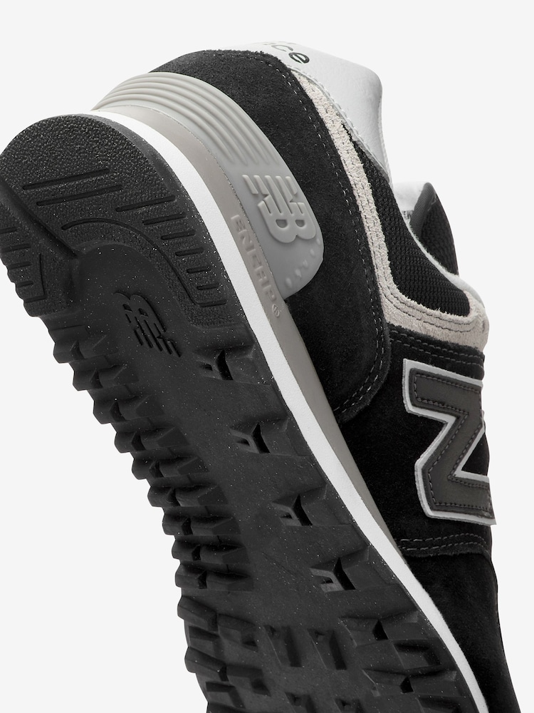 New Balance Black Chrome Mens 574 Trainers - Image 5 of 5